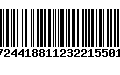 Código de Barras 6972441881123221550132