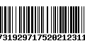 Código de Barras 6973192971752021231122