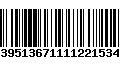 Código de Barras 69739513671111221534246