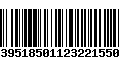 Código de Barras 69739518501123221550135