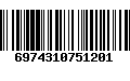 Código de Barras 6974310751201