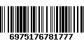 Código de Barras 6975176781777