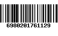 Código de Barras 6980201761129