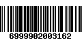 Código de Barras 6999902003162