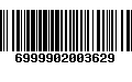 Código de Barras 6999902003629