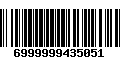 Código de Barras 6999999435051