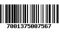 Código de Barras 7001375007567