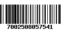 Código de Barras 7002508057541