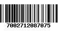 Código de Barras 7002712087075