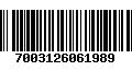 Código de Barras 7003126061989