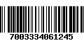 Código de Barras 7003334061245