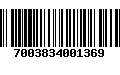 Código de Barras 7003834001369