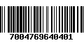 Código de Barras 7004769640401