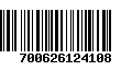 Código de Barras 700626124108