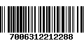 Código de Barras 7006312212288