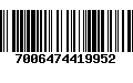 Código de Barras 7006474419952