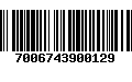 Código de Barras 7006743900129