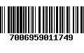 Código de Barras 7006959011749