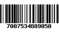 Código de Barras 7007534889050