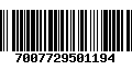 Código de Barras 7007729501194