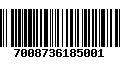 Código de Barras 7008736185001