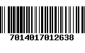 Código de Barras 7014017012638