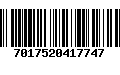 Código de Barras 7017520417747