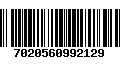 Código de Barras 7020560992129