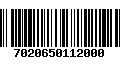 Código de Barras 7020650112000