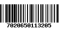 Código de Barras 7020650113205