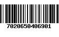 Código de Barras 7020650406901