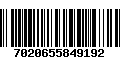 Código de Barras 7020655849192