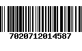 Código de Barras 7020712014587