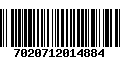 Código de Barras 7020712014884