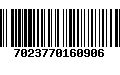 Código de Barras 7023770160906