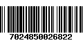 Código de Barras 7024850026822
