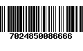 Código de Barras 7024850086666