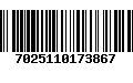 Código de Barras 7025110173867