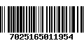 Código de Barras 7025165011954