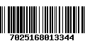 Código de Barras 7025168013344