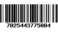 Código de Barras 7025443775004