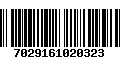 Código de Barras 7029161020323