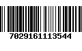 Código de Barras 7029161113544