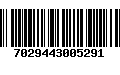 Código de Barras 7029443005291
