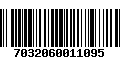 Código de Barras 7032060011095