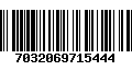 Código de Barras 7032069715444