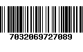Código de Barras 7032069727089