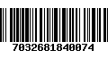 Código de Barras 7032681840074