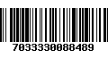 Código de Barras 7033330088489