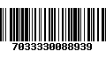 Código de Barras 7033330088939